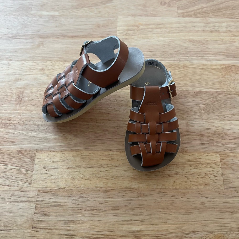 Sun-San Sailor Sandals, Baby Size 6